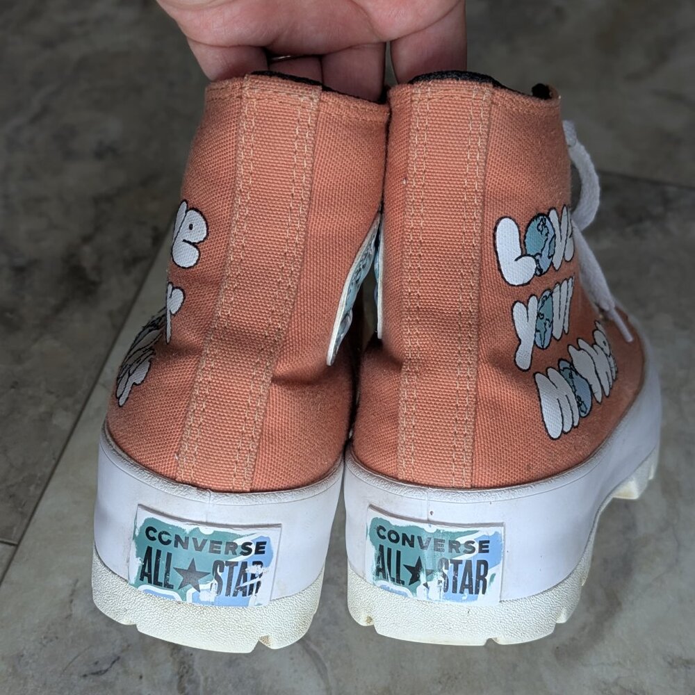 Converse Chuck Taylor All Star High Lugged Sneakers (women's 7.5) - Picture 5 of 9
